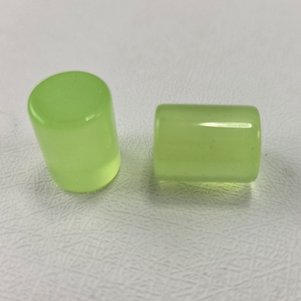 ​Lot of 4 Pairs 00G (10mm) Acrylic Ear Plugs - Purple, Blue, Green, White - Picture 6 of 6